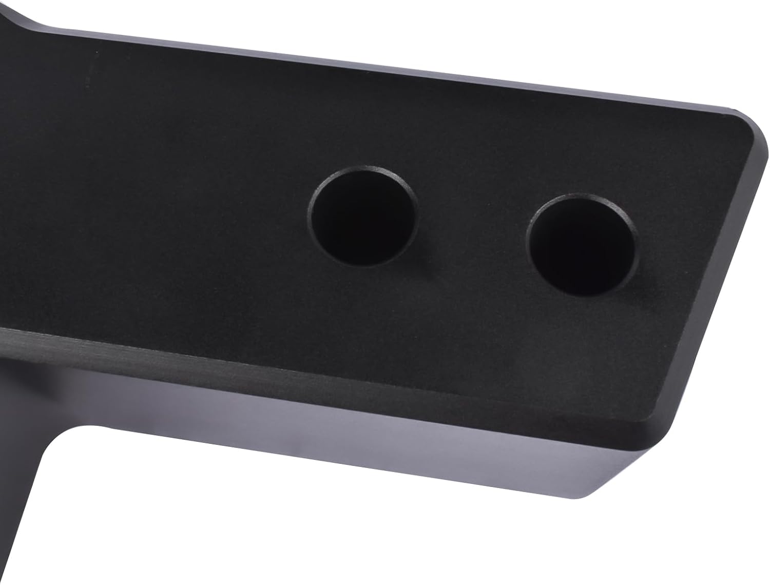 Black Adjustable Trailer Hitch, Fits 2.5-Inch Receiver, 6-Inch Drop/Rise Aluminum Drop Hitch Kit, Replaceable Tri Balls (1-7/8" for Max 6000lbs, 2" for max 8000lbs, 2-5/16" for max 18500lbs)
