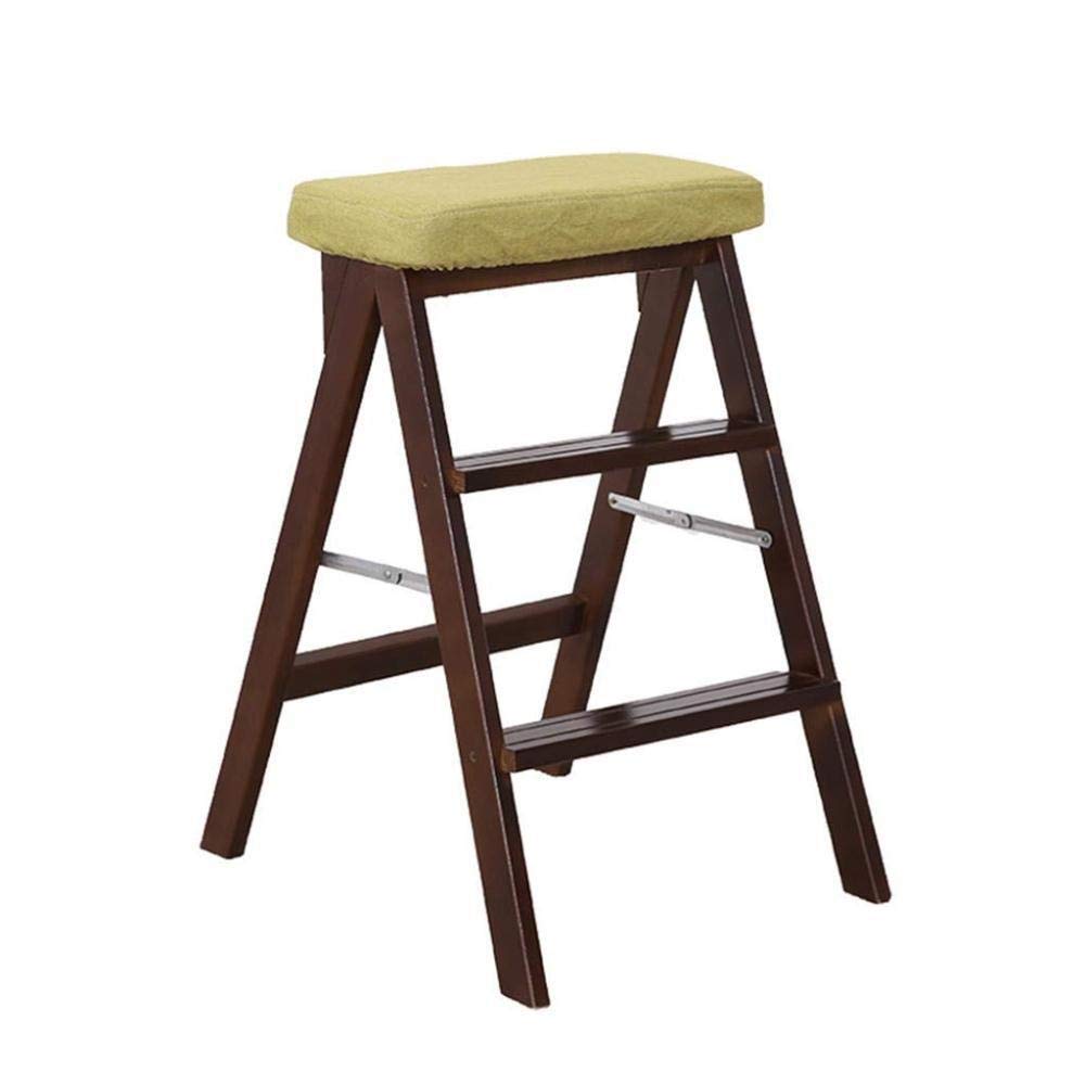 Taboret do wspinaczki w pomieszczeniach, drewniany taboret drabinowy 3 stopnie przenośne składane krzesła do schodów domowych wielofunkcyjny stojak na kwiaty/taboret ze stopniami I