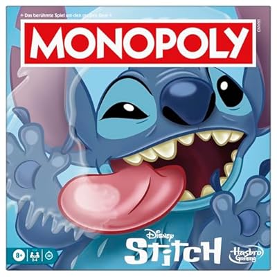 Monopoly Disney Stitch Edition - Juego de Mesa  versión Alemana 