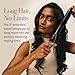 Bio Ionic Long Barrel Styler, 1.25" Curling Iron with Moisture Heat Technology & NanoIonic MX, 2" Longer Barrel Hair Curler, Versatile Curling Wand