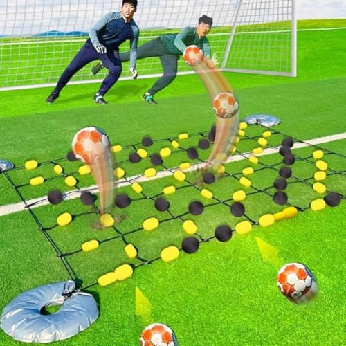 Cadena de rebote for entrenamiento de porteros de 2,8 x 2 m, deflector cuadrado for porteros de fútbol, ​​tablero de rebote, equipo de entrenamiento de reacción for fútbol, ​​deflector de balón