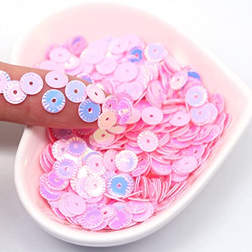 LIUXIN Lentejuelas de Flores Lentejuelas Sueltas de 6 mm para Manualidades Pailettes Costura Artesanal Paillette Lentejuelas 20g