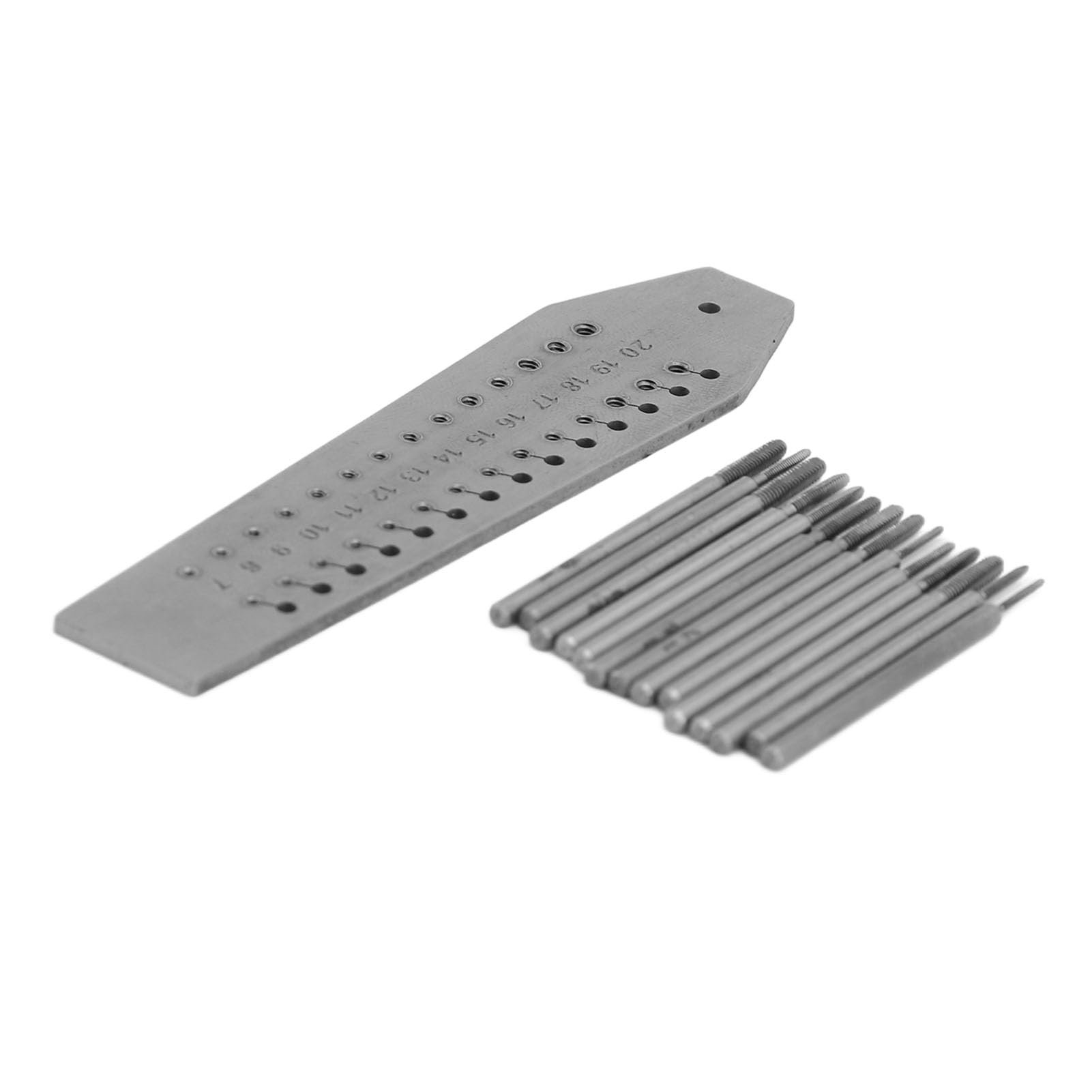 Fyearfly Gewindeschneider-Set, 0,7 mm - 2 mm, für Schmuckherstellung, Uhren-Reparatur, Präzisionswerkzeuge, 14-teilig