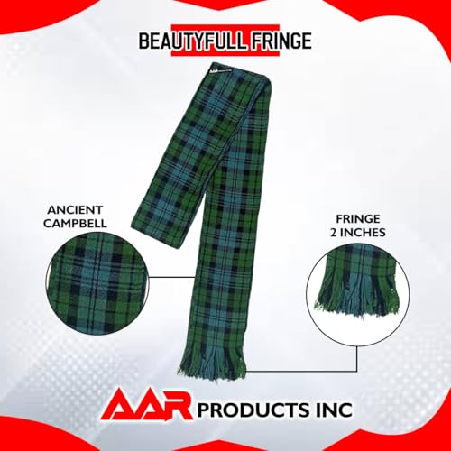 AAR Womens Tartan Clan Sashes Ladies Brooch Scottish Highland - 90 x 10.5 Inches2