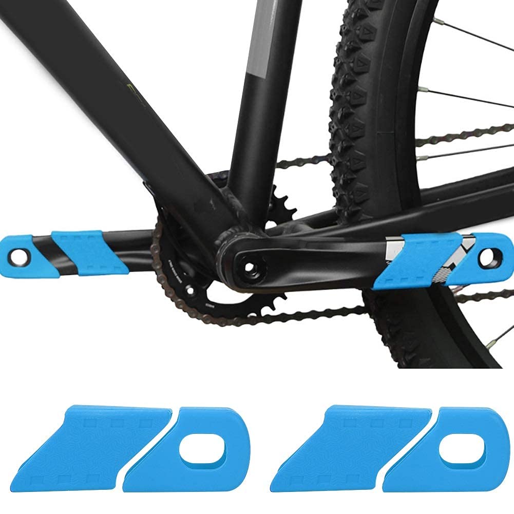 2 Protezioni Pedivella Bici In Silicone – Copri Guarnitura MTB, Antigraffio - Foto 3