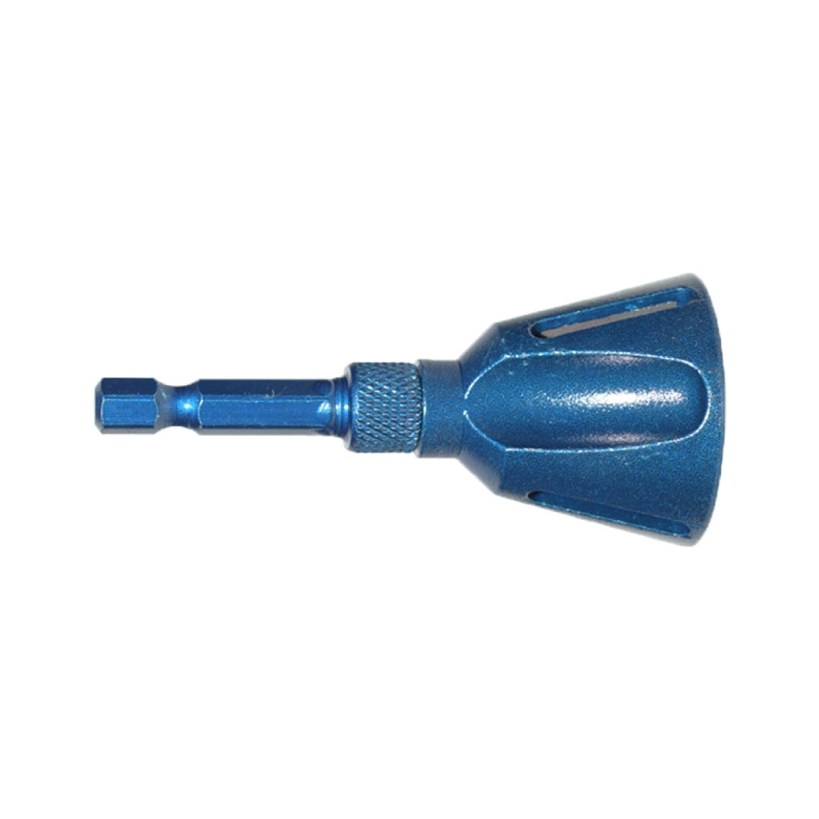 SEIWEI Blue Deburring External Chamfer Tool, with Carbide Blade, Deburring Chamfering Drill Bit, Remove Burr Tools Quick Release Hex Shank, Fit for 3-25mm (0.12-0.98in)