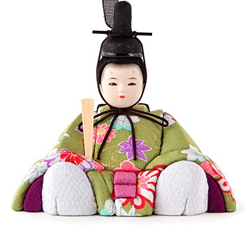 Amazon | 雛人形 ひな人形 雛 ミニ雛人形 コンパクト 木目込人形飾り