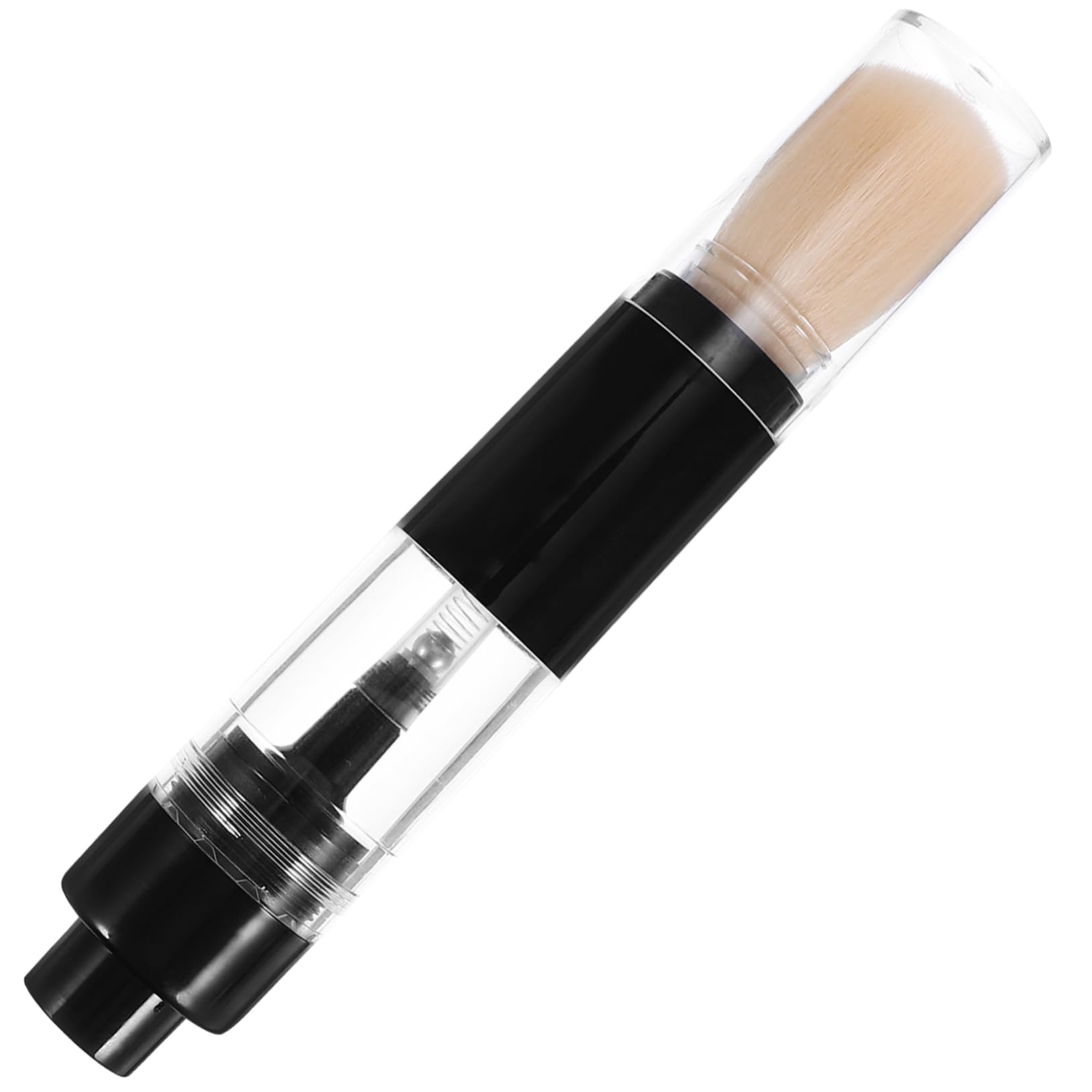 GANAZONO Blush Brush for Women Portable Powder Brush Refillable Makeup Brush for Face Facial Makeup Brush with Soft Bristles for Highlighter Application