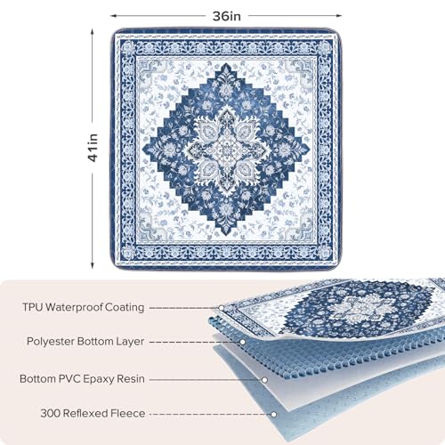 Image of INVENHO 2PACK Washable Pee Pads for Dogs, Reusable Dog Pads Upgrade Non-Slip Dog Pee Pads Heavy Absorbency Puppy Pee Pads Quick Dry Whelping Pads /Waterproof Puppy Training Pad