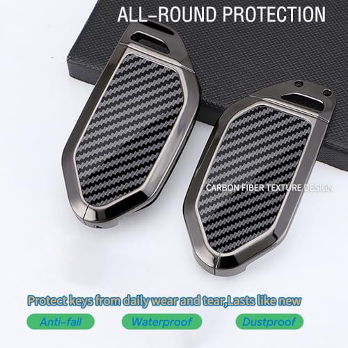 Protège clé Kia EV9 EV5 boîtier métal noir pour éviter les rayures de clés