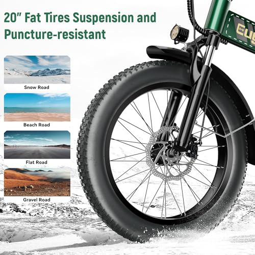 Foldable Electric Bike for Adults, 30+MPH, 48V 20Ah