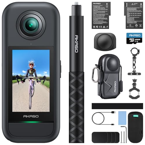 Akaso 360 Weatherproof 360° Action Camera Cycling Combo miniatura 1