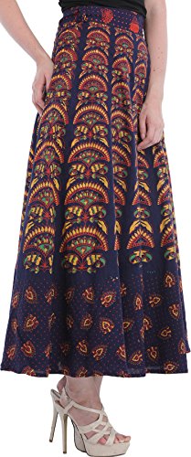 Wrap-Around Printed Long Skirt from Pilkhu3
