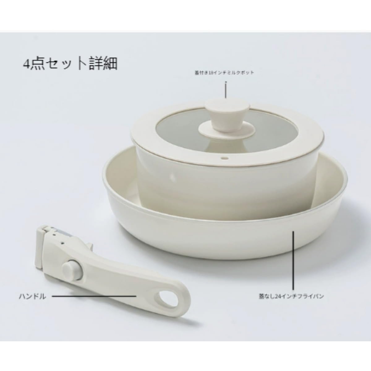 Amazon.co.jp: BEIBEINOYA 新品 セラミックコート鍋セット 3~8 点組