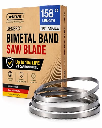 WIKUS 158-inch Bandsaw Blades 5 Pack