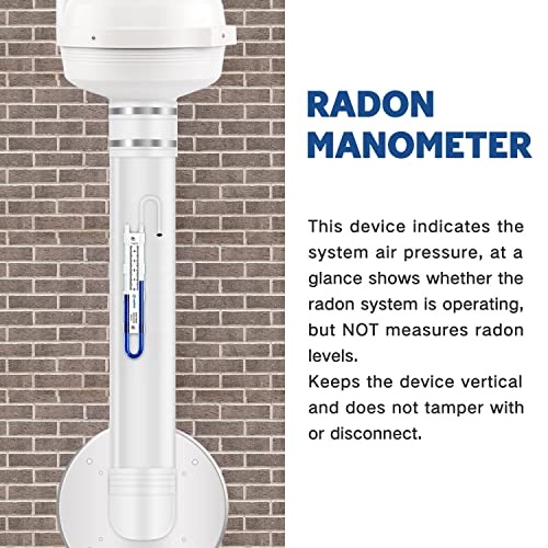 Image of XYF Air Easy Read Manometer | U-Tube Air Pressure Indicator (Blue)
