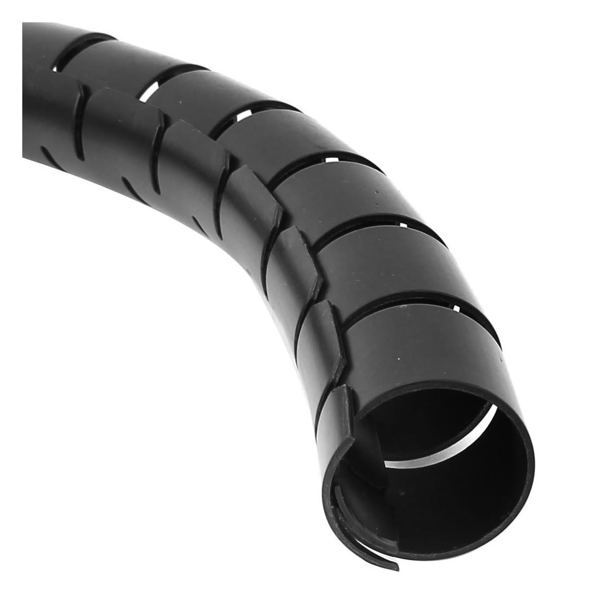 Guaina per cavi a spirale, 2 metri, organizer per tubi, 8 mm, 10 mm, 28 mm, guaina protettiva per cavi (ID bianco 10 mm)