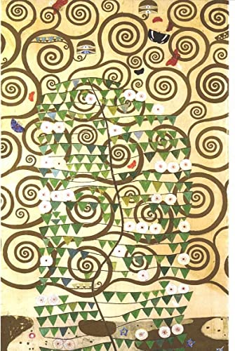 Affiche Toile Werkvorlage Zum Stocletfries Gustav Klimt, tableau décoration murale 60x90