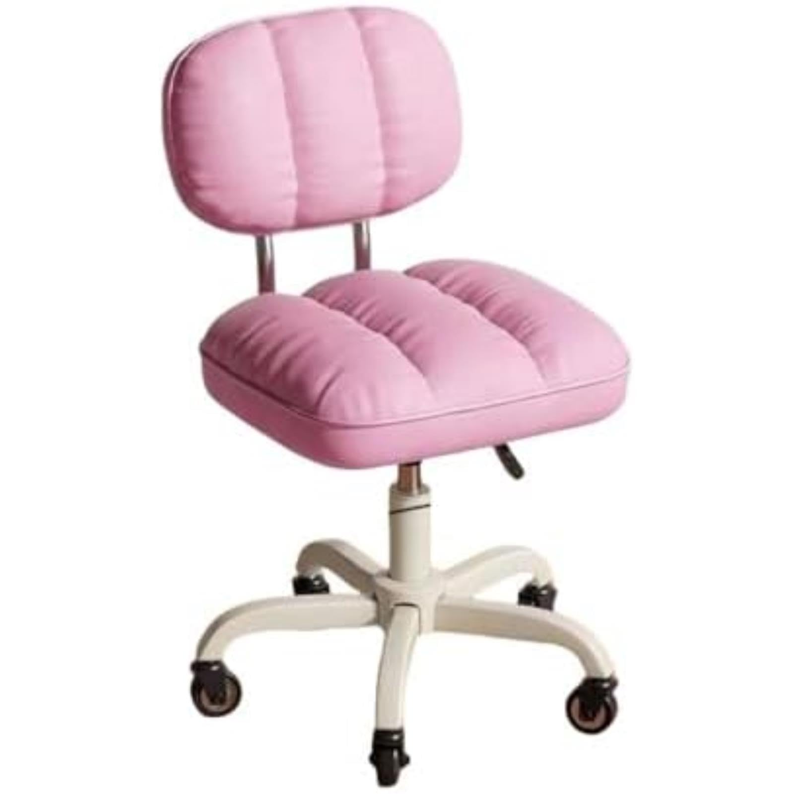 IvyLoutish Office Chair with 360° Swivel Wheels, Ergonomic Lumbar Support, Leather Executive Task Chair for Home Office