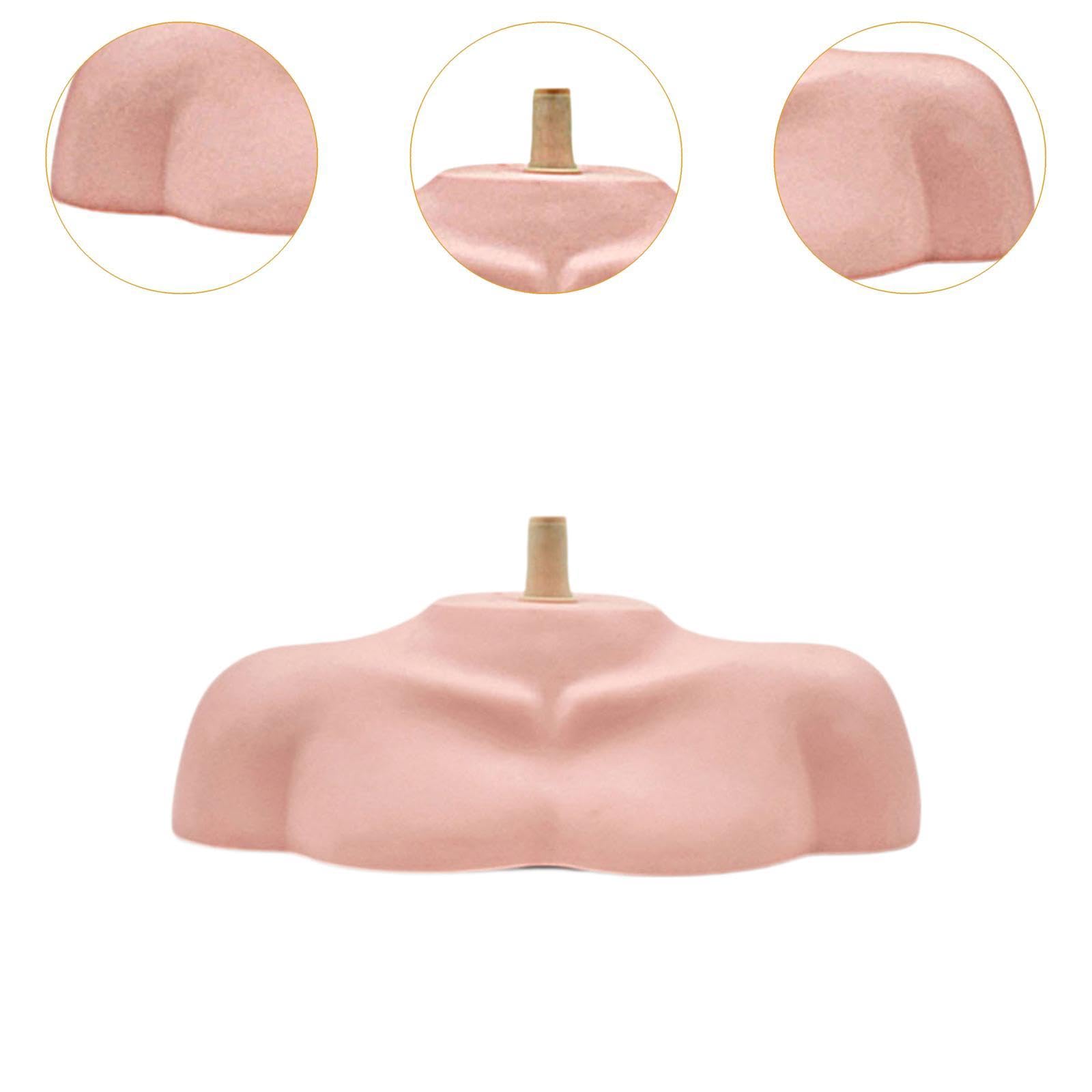 2er-Set Schnuller, Schulter-Modell, weiches PVC, für Friseure, Friseurtraining, Display
