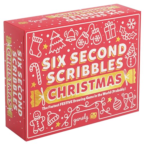 Six Second Scribbles Christmas Edition | Fast drawing party game