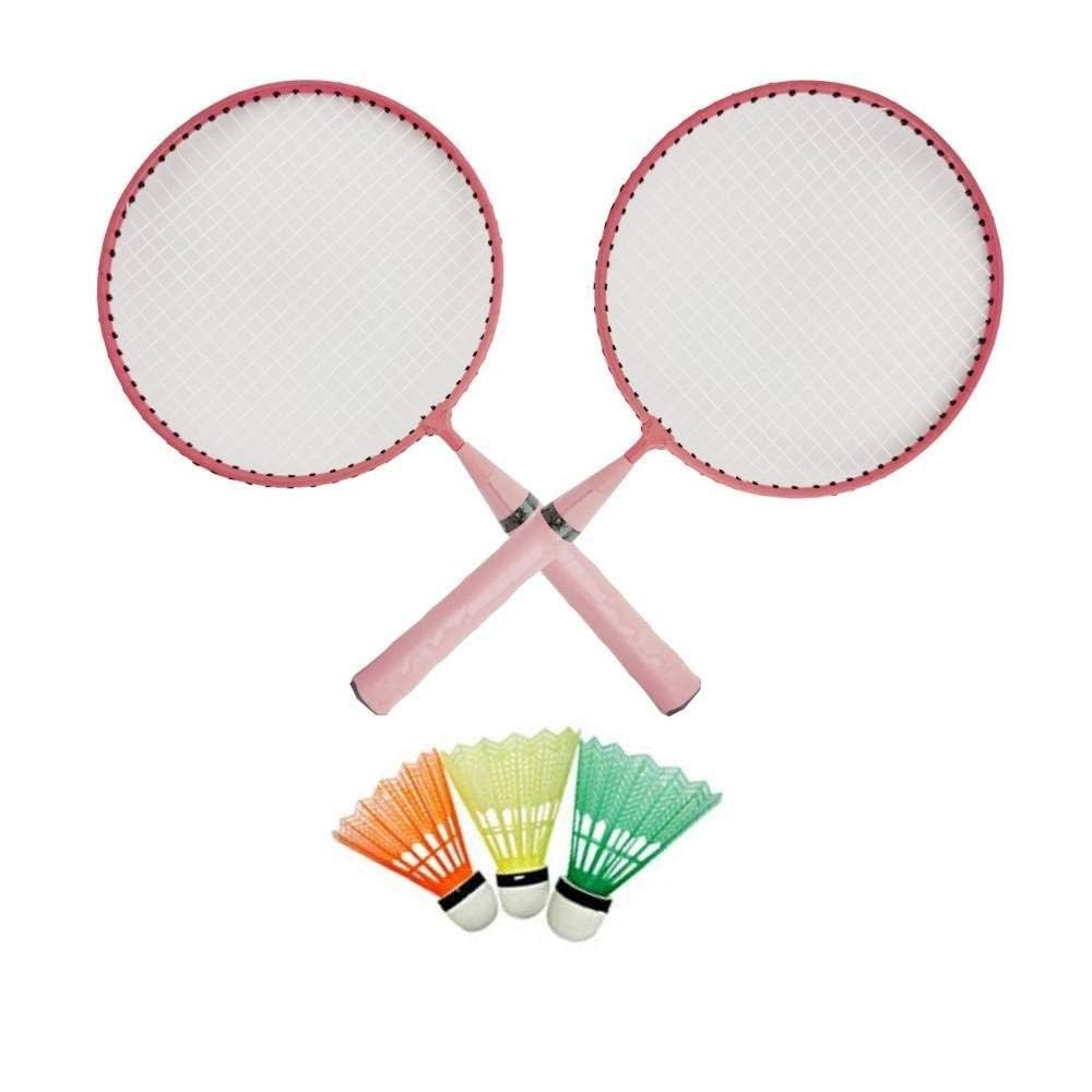 Kids Badminton Set, 2 Rackets, 3 Shuttlecocks & Backpack | Nylon Alloy Badminton Racket for Kids - Baby Badminton Aluminum Toy Set for Children with Shuttlecocks and Backpack | RS-113-picture-34