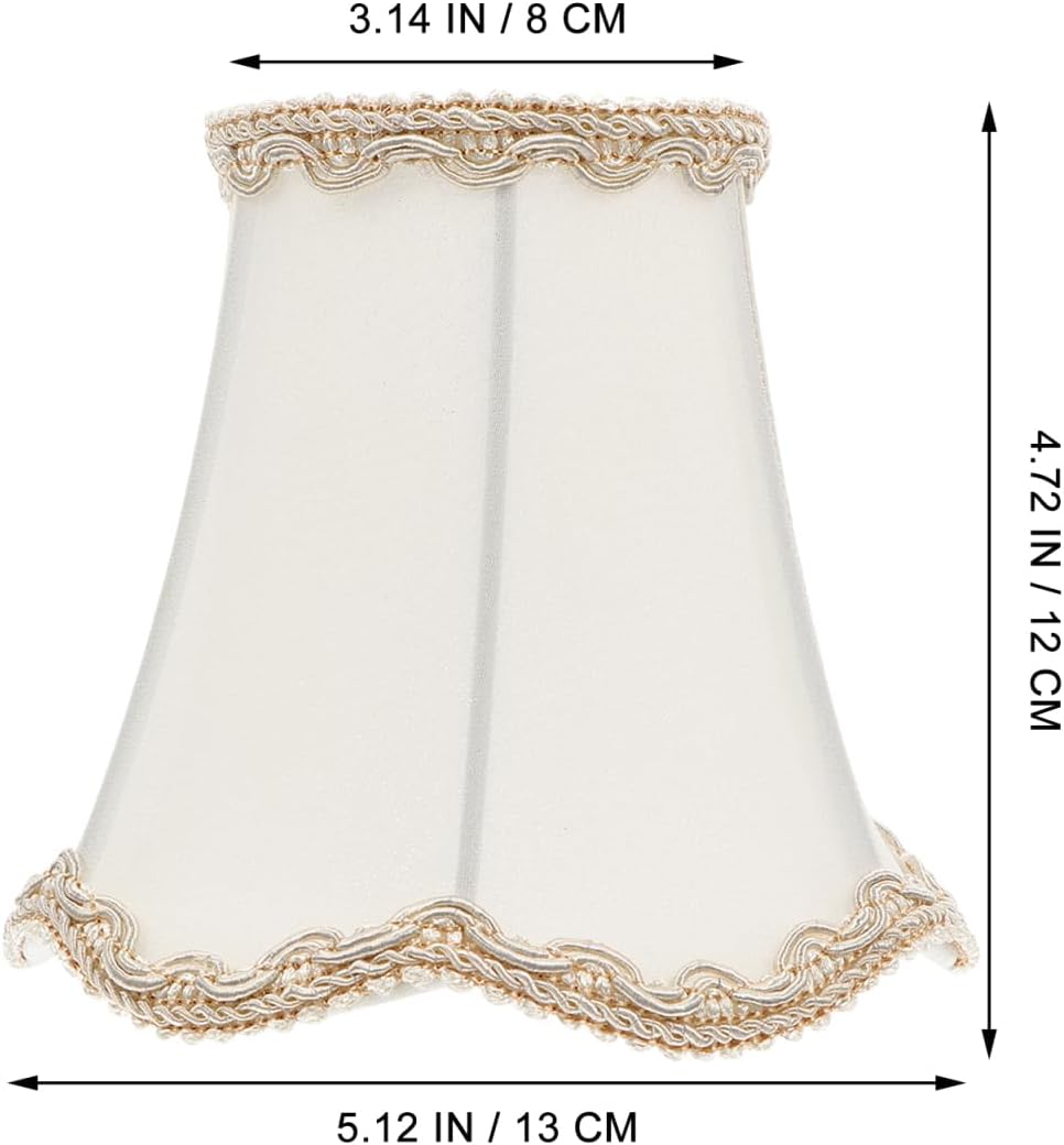 OSALADI Fabric Lamp Shade 5.31 Inch Soft Cloth Lampshade for Table Wall Floor Lamps Bedroom Living Room Light Shade Accessory