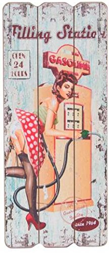 Cadre pin up vintage en bois pour la déco rétro de votre garage ou atelier M4