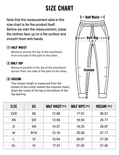 Crz Yoga Athletic High Waisted Joggers For Women 27.5" - Lightweight Workout Travel Casual Outdoor Hiking Pants With Pockets Mountain Green Medium #TOP5