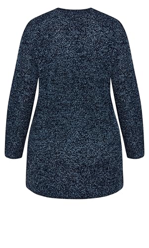 Image of Avenue Women's Plus Size Cardigan - Amber Boucle