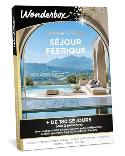 Wonderbox Séjour Féerique Coffret Cadeau pour 2 personnes