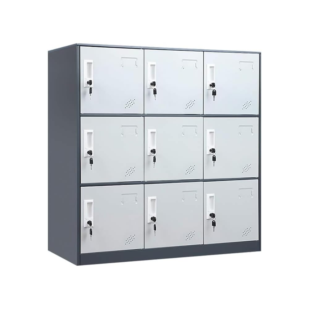 Door Metal Storage Locker Cabinet for Office, Home, Gym, School, Steel  Cabinet to Storage File, Toys, Shoes and Sports Equipment, Locker Organizer