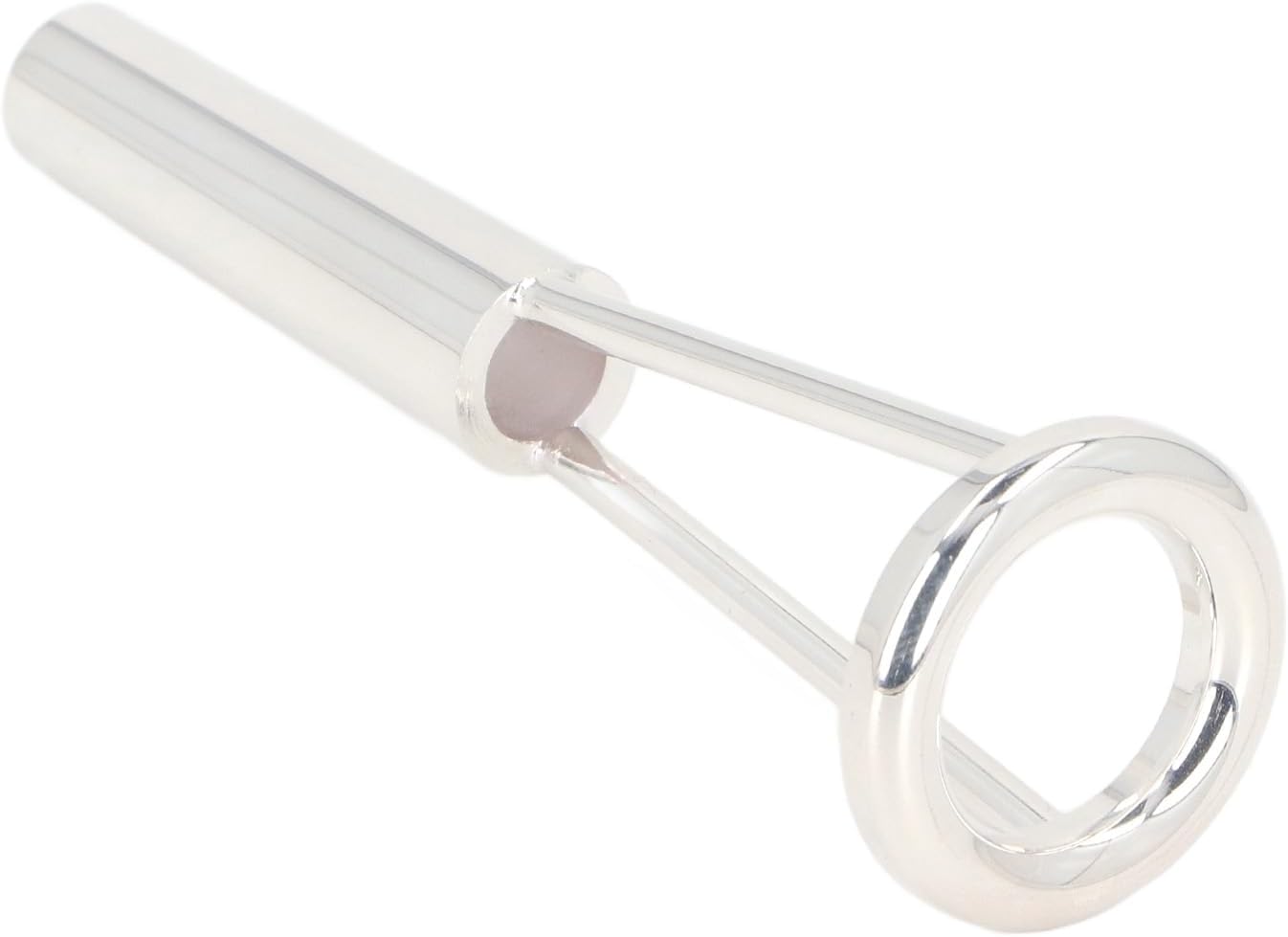 Embouchure Trainer Mouthpiece Lip Muscle Builder for Trumpet and Trombone Copper Mouthpiece Trainer with Silver Plating Improve Tone and Endurance