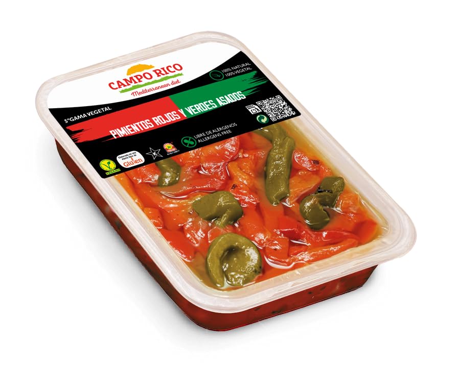 CAMPO RICO GERÖSTETE PAPRIKA IN GEMISCHTEN STREIFEN 3X2,5KG