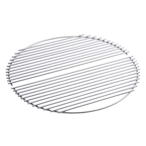 höfats - Bowl Parrilla para asados - en Dos Piezas en Forma semicircular - Transforma el Cuenco en una Parrilla - Acero Cromado - Accesorio para el Bowl Cover