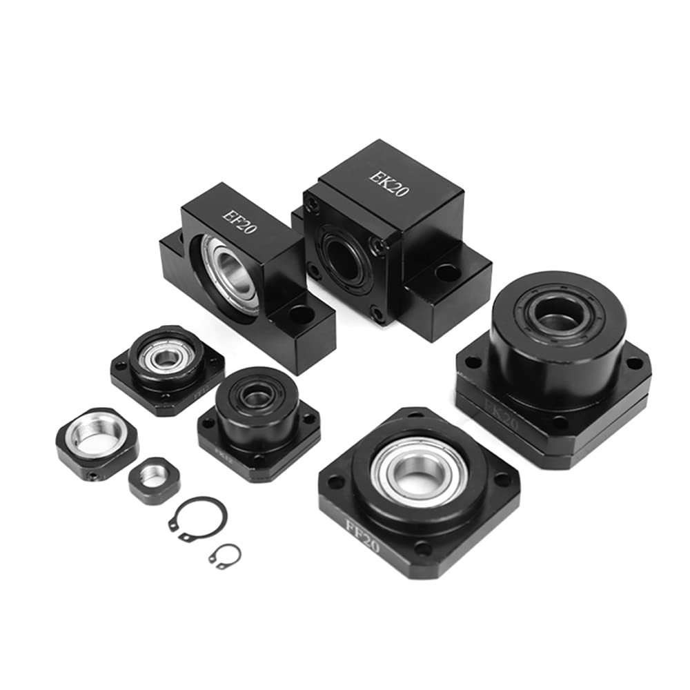 Support d'extrémité de vis à billes 1 pcs,Angular Contact C5,FK10 FF10