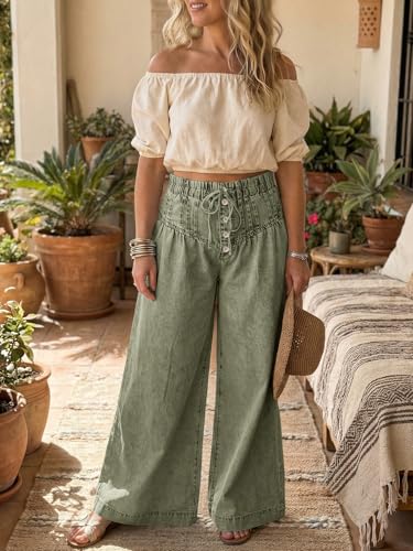 Womens Wide Leg Pants  - image 6