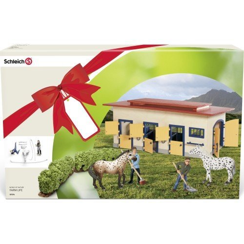 Preisvergleich Produktbild Schleich 87276 Geschenkset Spass im Pferdestall (Sonderedition)