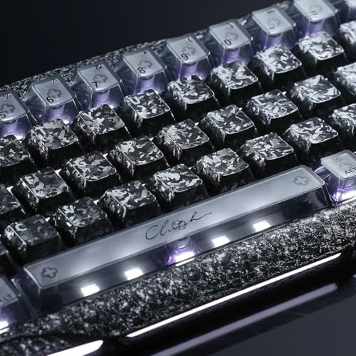 GravaStar Mercury V60 Pro 60% Hall Effect Gaming Keyboard, Magnetic Switches, RT 0.05 mm, 8K Polling Rate, Rapid Trigger, CNC Aluminium Chassis, 0.125ms Latency (Cyber Frost Black, QWERTY) — view 3