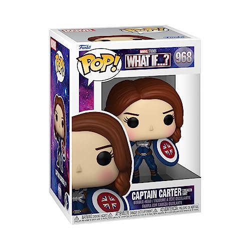 Funko Pop Marvel: What If? - Captain Carter, Stealth Suit, Multicolor