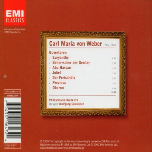 Weber - Ouvertüren