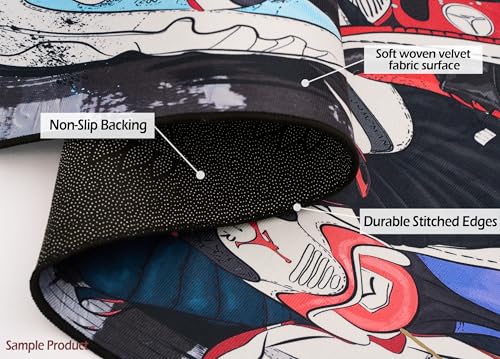 Tapete decorativo estampado de zapatillas 5' x 7' miniatura 4