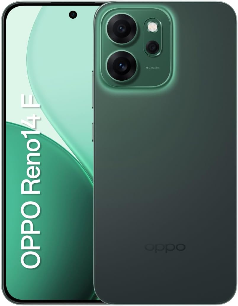 Smartphone OPPO RENO 14 F 5G 256GB 12GB RAM Câmera...