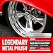 Mothers Mag & Aluminum Polish, 10 oz. – Brilliant Shine, Easy to Use, for All Uncoated & Unplated Metals Including Aluminum Wheels, Stainless Steel Trim and Exhaust Tips, Brass & More (05101)