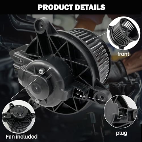 Image of 700167 AC Heater Blower Motor Fan Assembly Fit for Chrysler Aspen 2007 2008 2009 ,for Dodge Durango 2004 2005 2006 2007 2008 2009 5061381AA