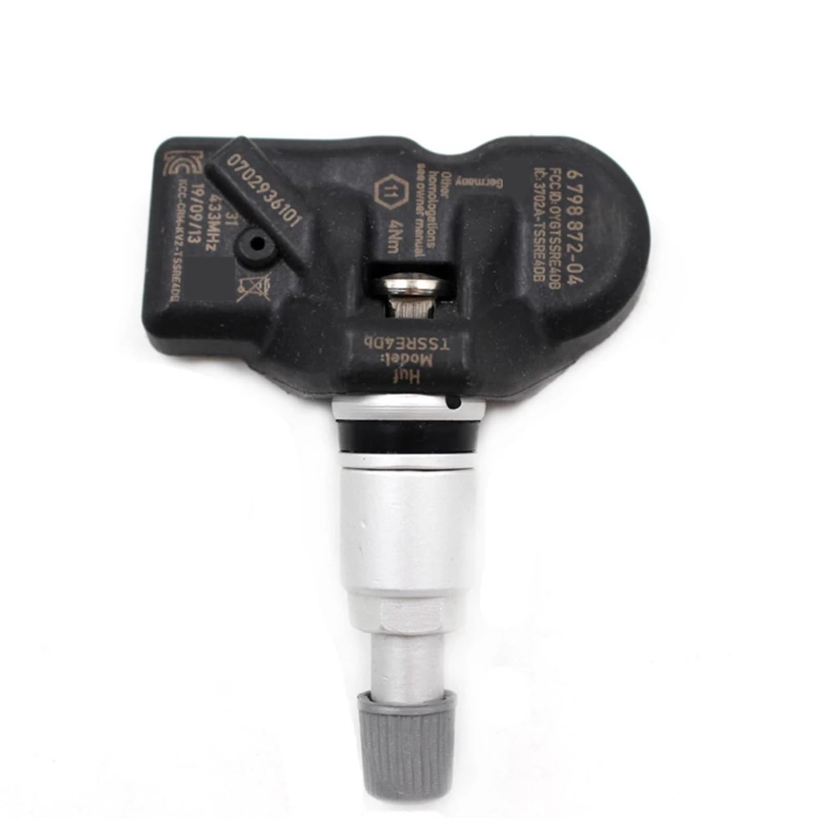 Monitor della Pressione dei Pneumatici Adatto per BMW 5 6 7 X1 X3 X4 36106798872 36106874830 TPMS Sistema di monitoraggio della Pressione dei Pneumatici Sensore TPMS per Auto 4 Pezzi