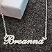 RONKAHSHOW Luke Custom Pendant Name Necklace Customized Personalized with Heart Necklace Best Gift for Women New Year Birthday Mother’s day Christmas wedding Party S