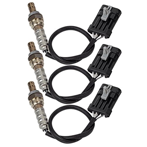 Kwiksen Heated Universal 3Pcs 234-4012 Oxygen O2 Sensor 1 2 Upstream Downstream Replacement for Blazer S10 4.3L 1996 1997 1998 1999 2000 2001 - Thumbnail 2