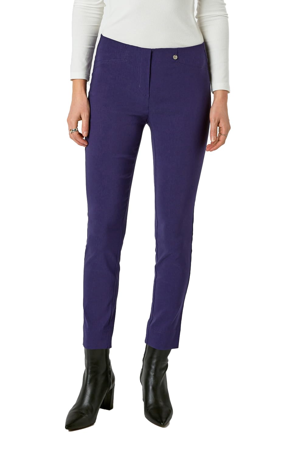 Pantalon 7/8 extensible Robell du bureau aux sorties décontractées du week-end - 5