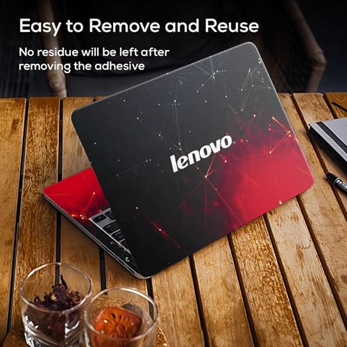 Image of DSGN 81 Full Body Laptop Skin Bubble-Free| Laminated| Removable| HD Quality Sticker for Laptops Upto 15.6 Inches Compatible with Lenovo